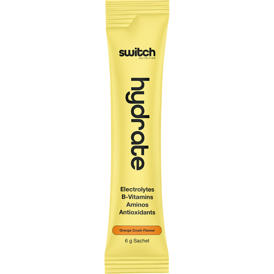 Switch Nutrition Hydrate Electrolytes No Added Sugar Orange Crush