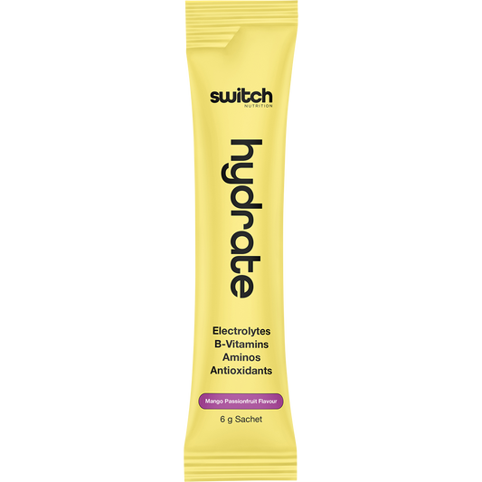 Switch Nutrition Hydrate Electrolytes No Added Sugar Mango Passionfruit