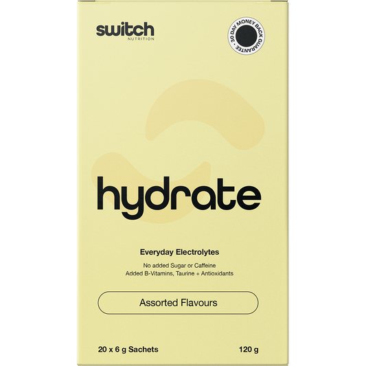 Switch Nutrition Hydrate Electrolytes No Added Sugar Assorted Flavours