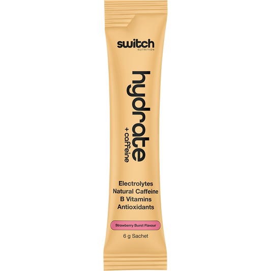 Switch Nutrition Hydrate + Caffeine Sachets Strawberry Burst