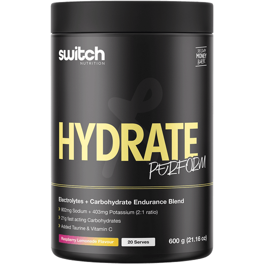 Switch Nutrition Perform Hasta Hydrate & Carbs Raspberry Lemonade