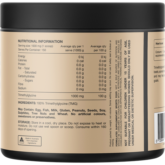 Switch Nutrition TMG 100% Pure Trimethylgycine