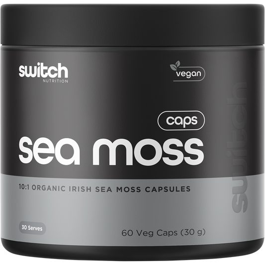 Switch Nutrition Sea Moss 10:1 Organic Irish Sea Moss Capsules