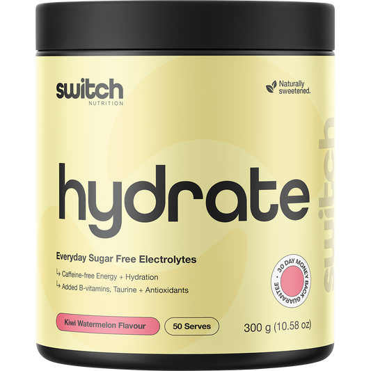 Switch Nutrition Hydrate Everyday Sugar Free Electrolytes Kiwi Watermelon