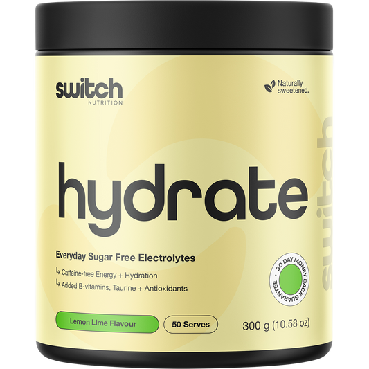 Switch Nutrition Hydrate Everyday Sugar Free Electrolytes Lemon Lime