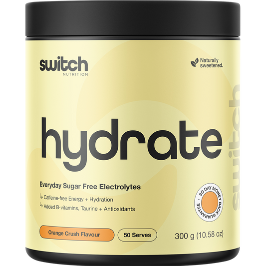 Switch Nutrition Hydrate Everyday Sugar Free Electrolytes Orange Crush