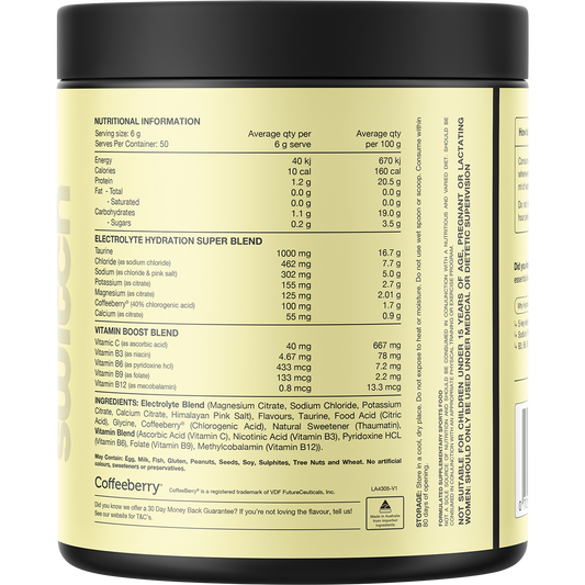 Switch Nutrition Hydrate Everyday Sugar Free Electrolytes Peach Iced Tea