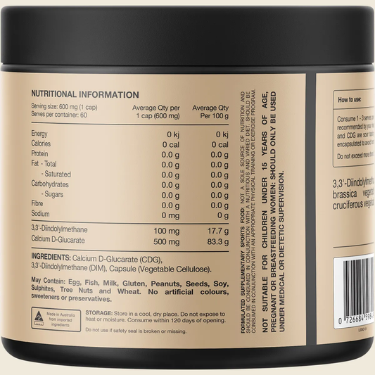 Switch Nutrition DIM+ Diindolylmethane+Calcium D-Glucarate