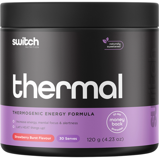 Switch Nutrition Thermal Thermogenic Energy Formula Strawberry Burst