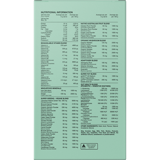 Switch Nutrition Greens Sachets Cloudy Apple