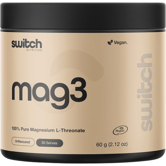 Switch Nutrition Mag3 100% Pure Magnesium L-Threonate - Unflavoured