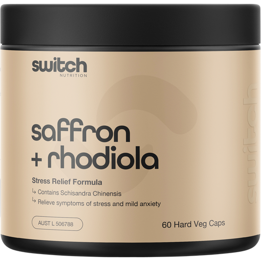 Switch Nutrition Saffron + Rhodiola Stress Relief