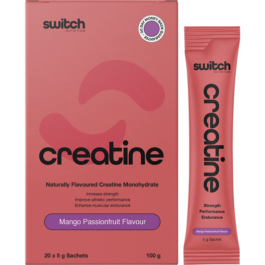 Switch Nutrition Creatine Monohydrate Sachets Mango Passionfruit
