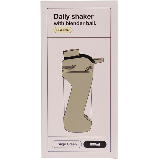 Switch Nutrition Daily Shaker with Blender Ball Sage Green