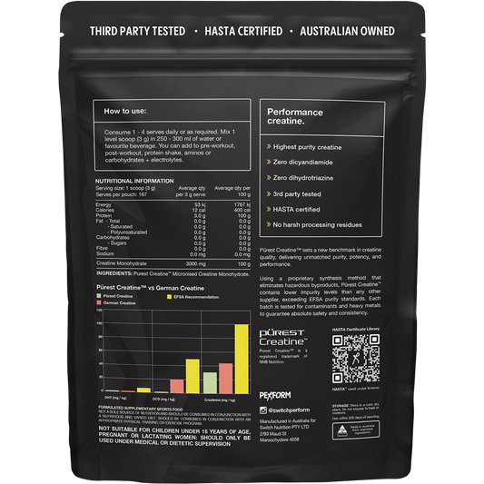 Switch Nutrition Perform Purest® Creatine Monohydrate
