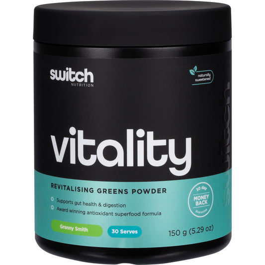 SWITCH NUTRITION Vitality Revitalising Greens Powder Granny Smith 1 x 150g