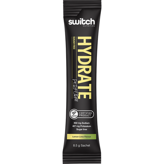 Switch Nutrition Perform Hasta Hydrate Sugar Free Lemon Lime 12 x