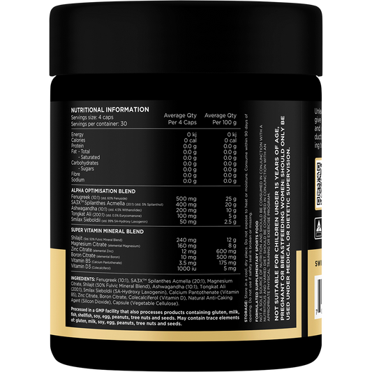 Switch Nutrition Alpha Male Support Formula