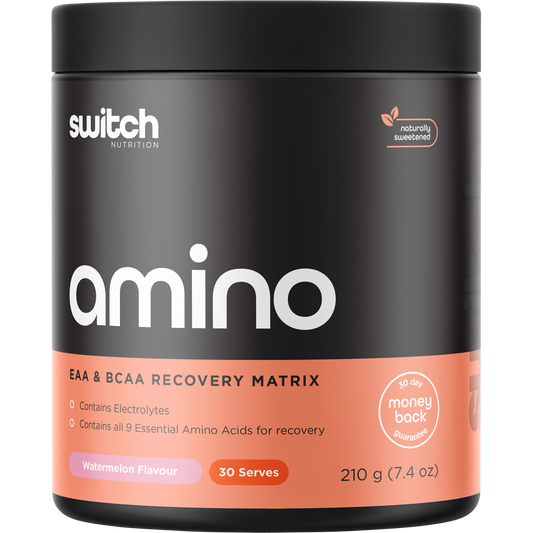 Switch Nutrition Amino EAA & BCAA Electrolyte Recovery Watermelon
