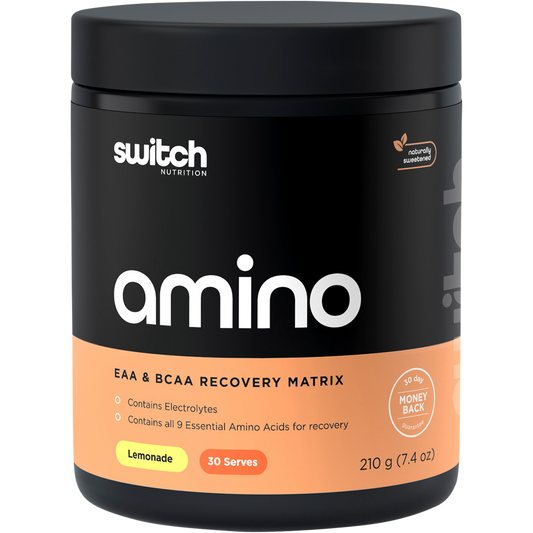 Switch Nutrition Amino EAA & BCAA Electrolyte Recovery Lemonade