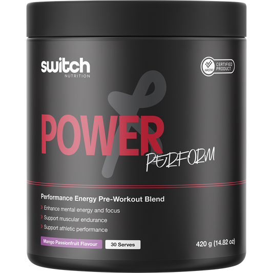 Switch Nutrition Perform Hasta Power Pre-Workout Mango Passionfruit