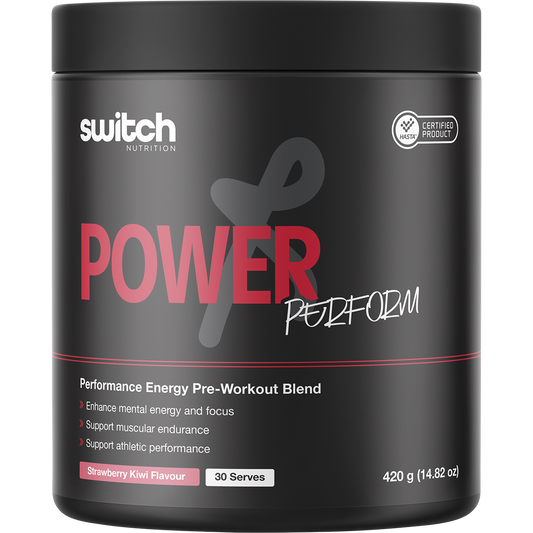 Switch Nutrition Perform Hasta Power Pre-Workout Blend Strawberry Kiwi