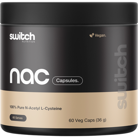 Switch Nutrition NAC 100% N-Acetyl L-Cysteine