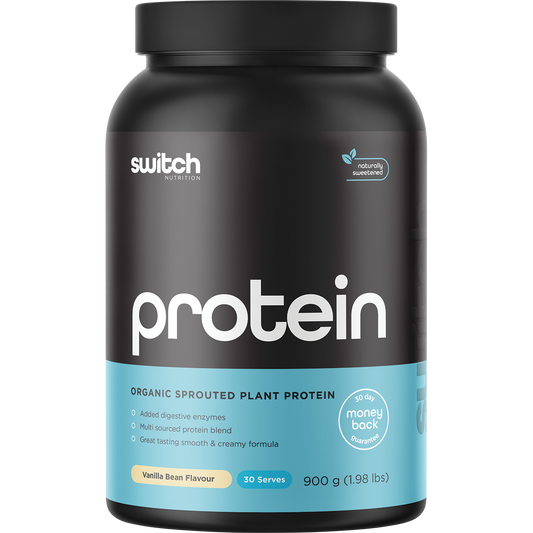 Switch Nutrition Protein Organic Sprouted Plant Vanilla Bean