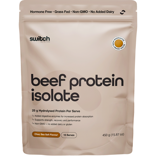 Switch Nutrition Beef Protein Isolate Chocolate Sea Salt