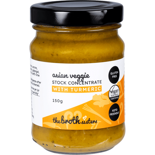 The Broth Sisters Asian Veggie Stock Concentrate with Turmeric
