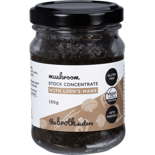 The Broth Sisters Mushroom Stock Concentrate with Lions Mane