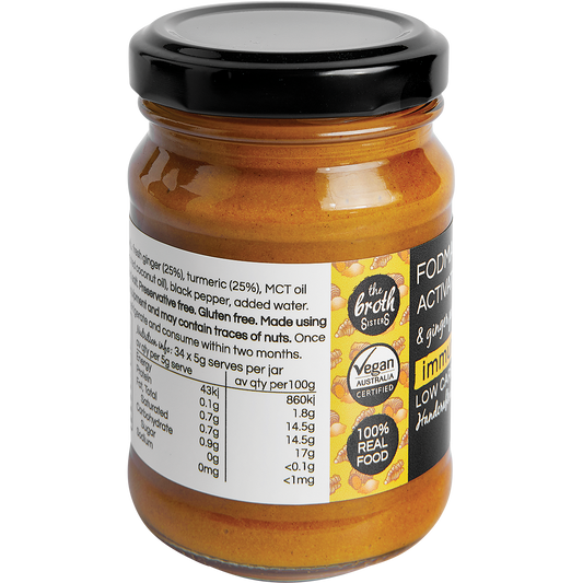 The Broth Sisters Activated Turmeric & Ginger Paste with MCT Oil