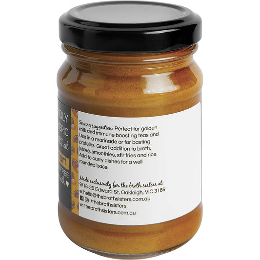 THE BROTH SISTERS Activated Turmeric & Ginger Paste with MCT Oil 1 x 170g