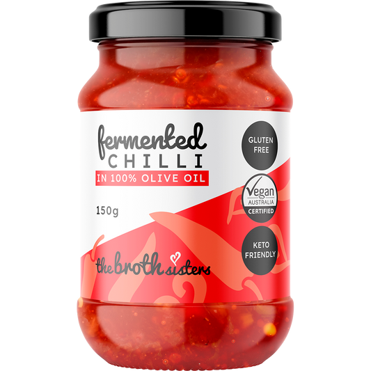 The Broth Sisters Fermented Chilli in 100% Olive Oil