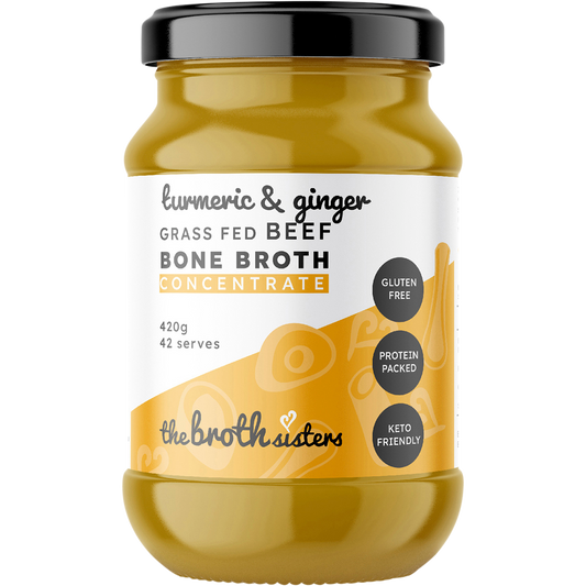 The Broth Sisters Beef Bone Broth Concentrate Turmeric & Ginger