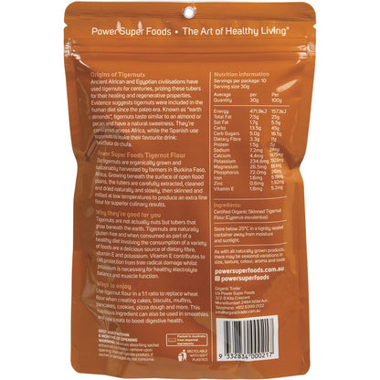 POWER SUPER FOODS Tigernut Flour Certified Organic 1 x 300g