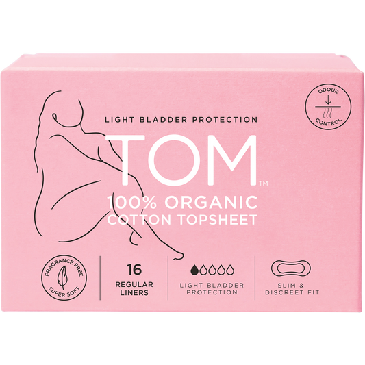 TOM Organic Liners Light Bladder Protection Regular - Box of 4