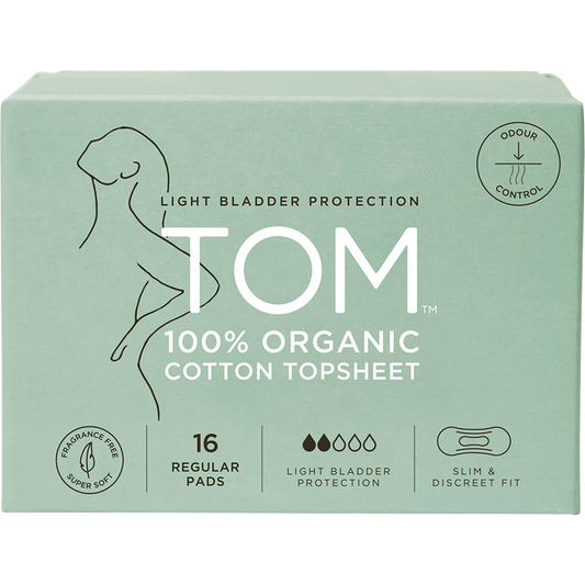 TOM Organic Pads Light Bladder Protection Regular - Box of 4