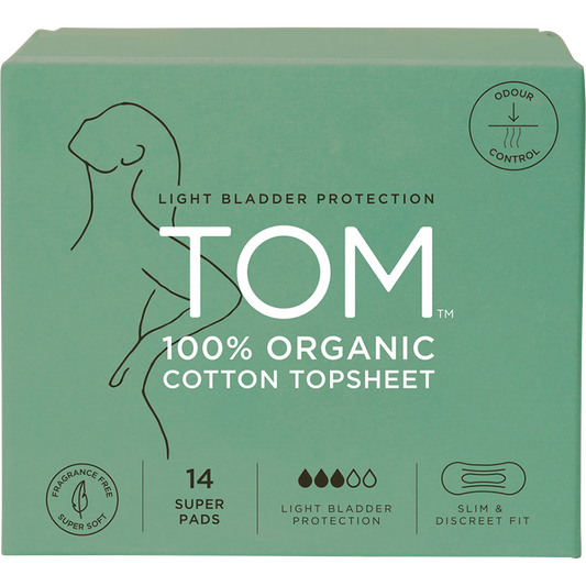TOM Organic Pads Light Bladder Protection Super - Box of 4