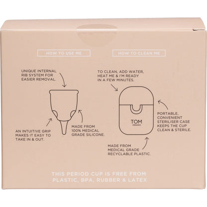 TOM ORGANIC The Period Cup Size 1 Regular 6 x 1pk
