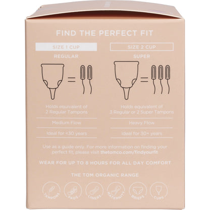 TOM ORGANIC The Period Cup Size 1 Regular 6 x 1pk