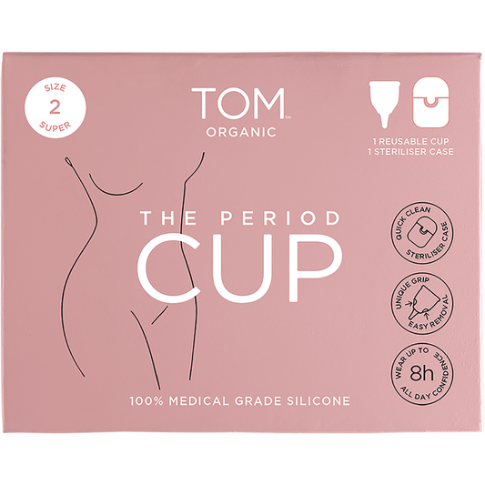 TOM Organic The Period Cup Size 2 Super - Box of 6