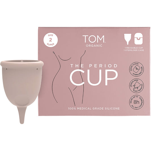 TOM ORGANIC The Period Cup Size 2 Super 6 x 1pk
