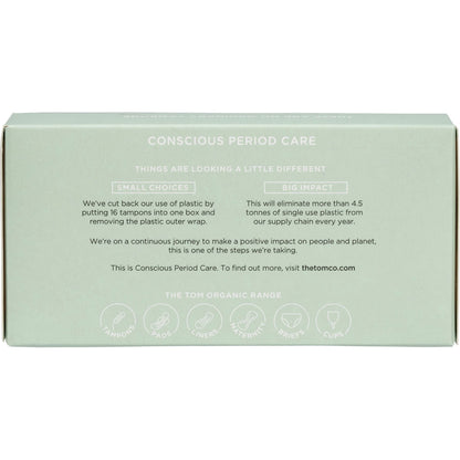 TOM ORGANIC Tampons Regular 12 x 16pk