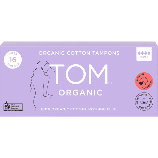 TOM Organic Tampons Super