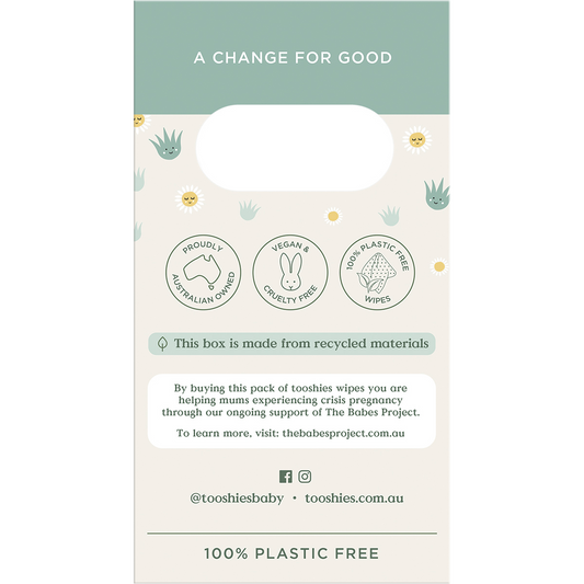 Tooshies Eco Wipes Value Pack Aloe Vera & Chamomile