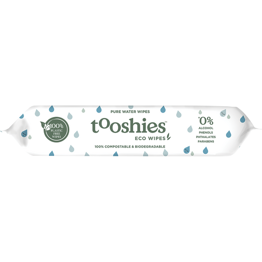 Tooshies Eco Pure Baby Wipes 99% Pure Water