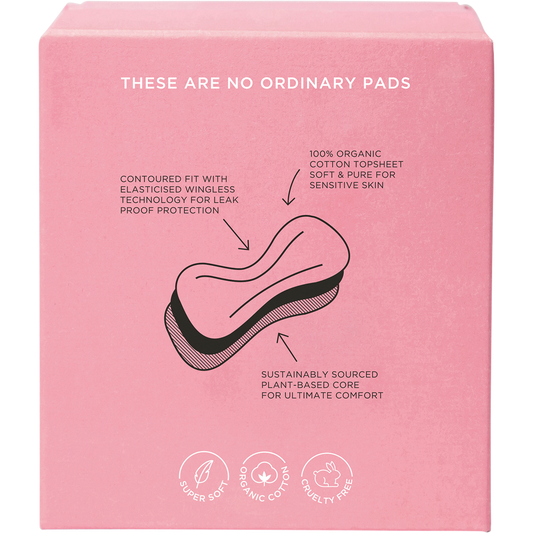 TOM Organic Maternity Pads Wingless - Box of 4