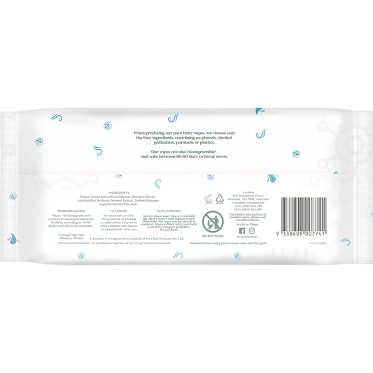 Tooshies Probiotic Water Wipes