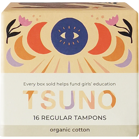 Tsuno Organic Cotton Tampons Regular